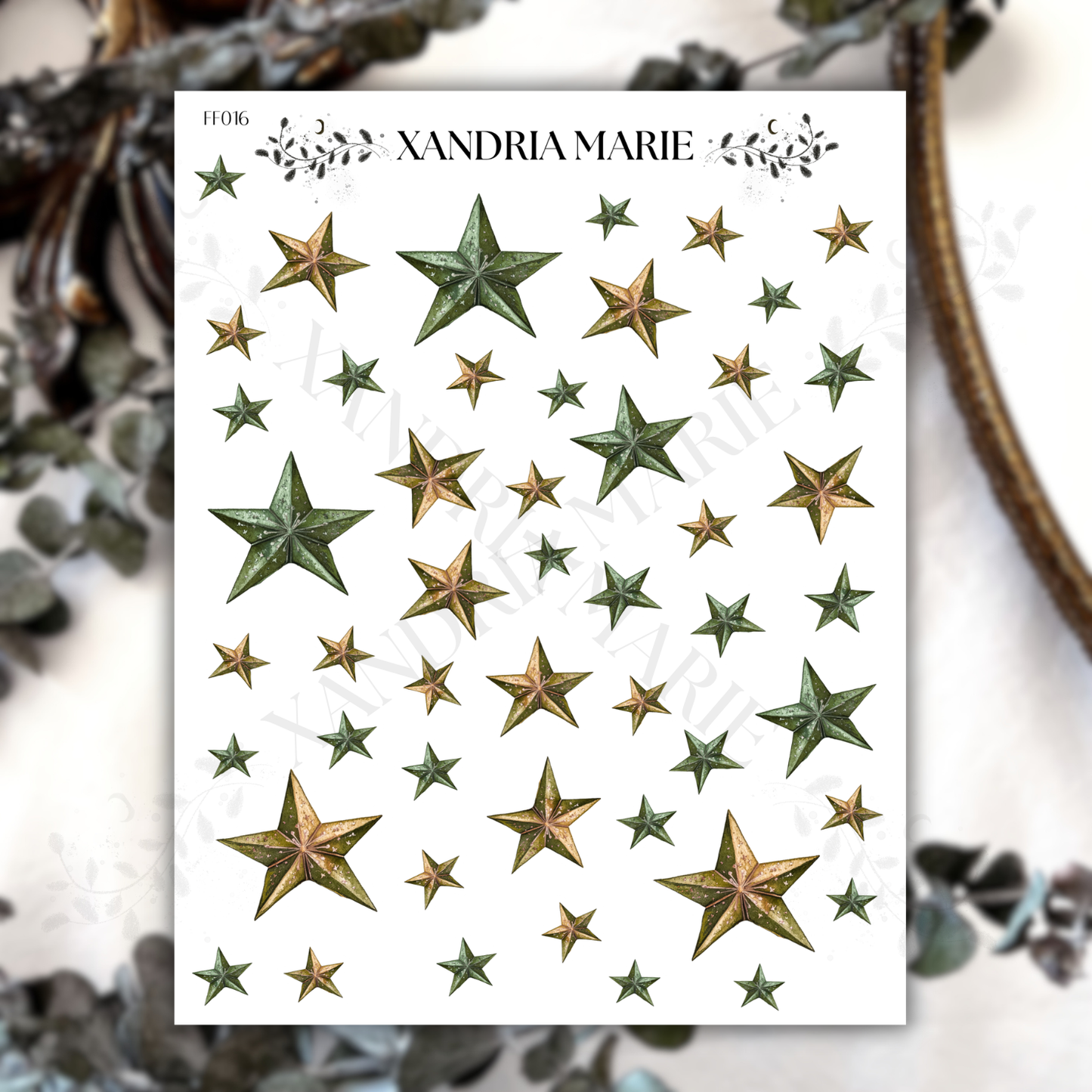 Enchanted Stars Sticker Sheet