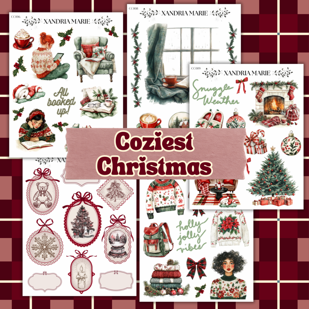 BUNDLE Coziest Christmas Collection (All 10 Sticker Sheets)