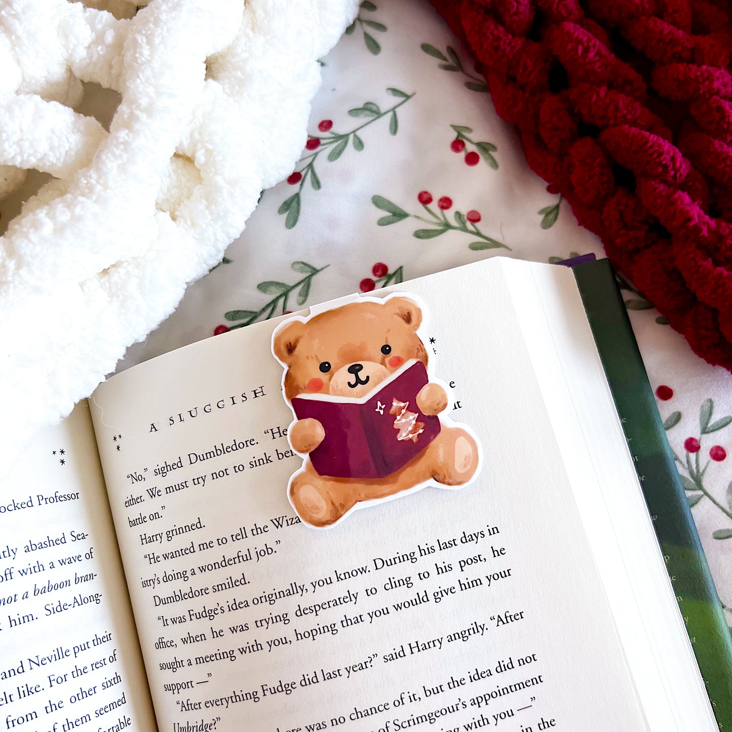 Coziest Christmas Magnetic Bookmarks