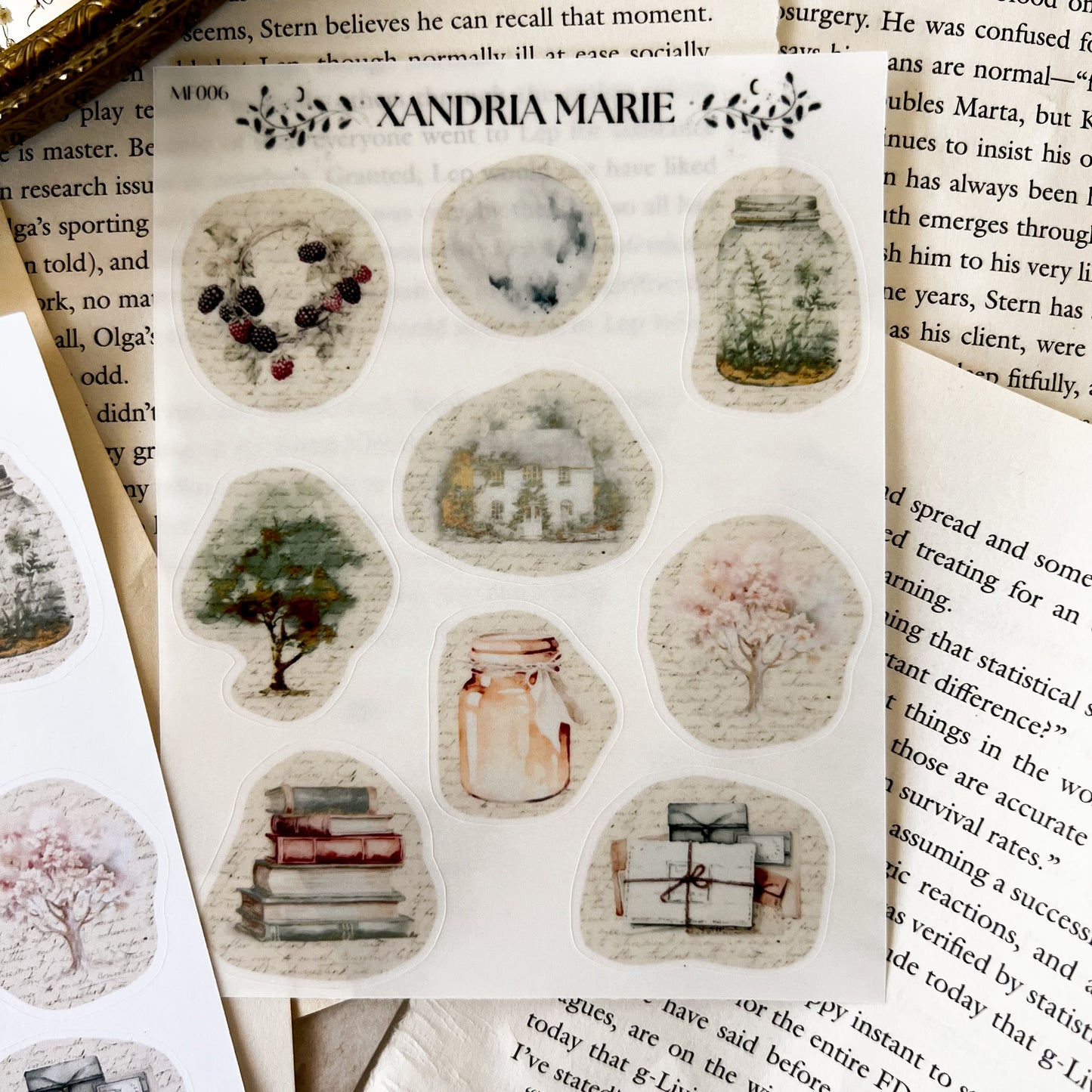 Magical Spring Cutout Sticker Sheet I