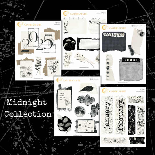 BUNDLE Midnight Collection (All 10 Sticker Sheets)