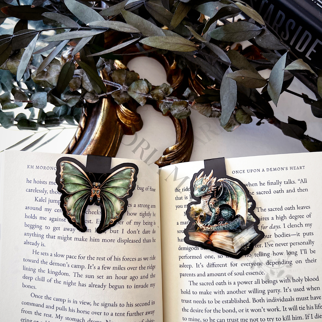 Book Dragon Magnetic Bookmark