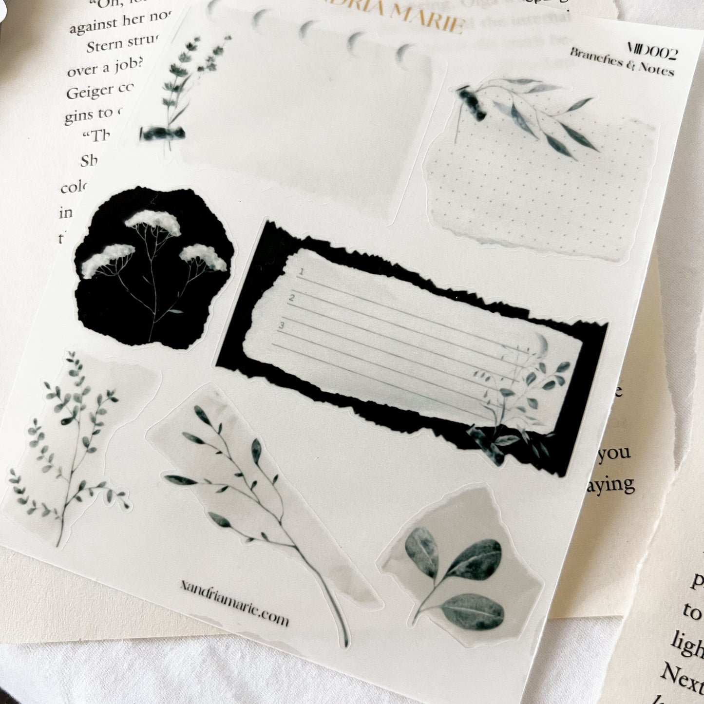 Branches & Notes Sticker Sheet