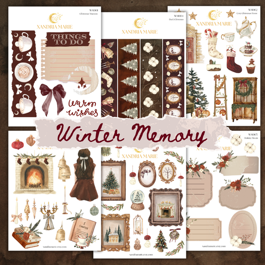 BUNDLE Winter Memory Collection (All 16 Sticker Sheets)