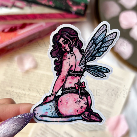 Sweet Allure Fairy Holographic Diecut Vinyl Sticker