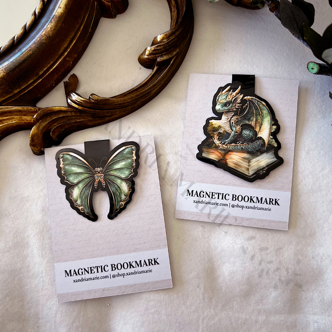 Book Dragon Magnetic Bookmark