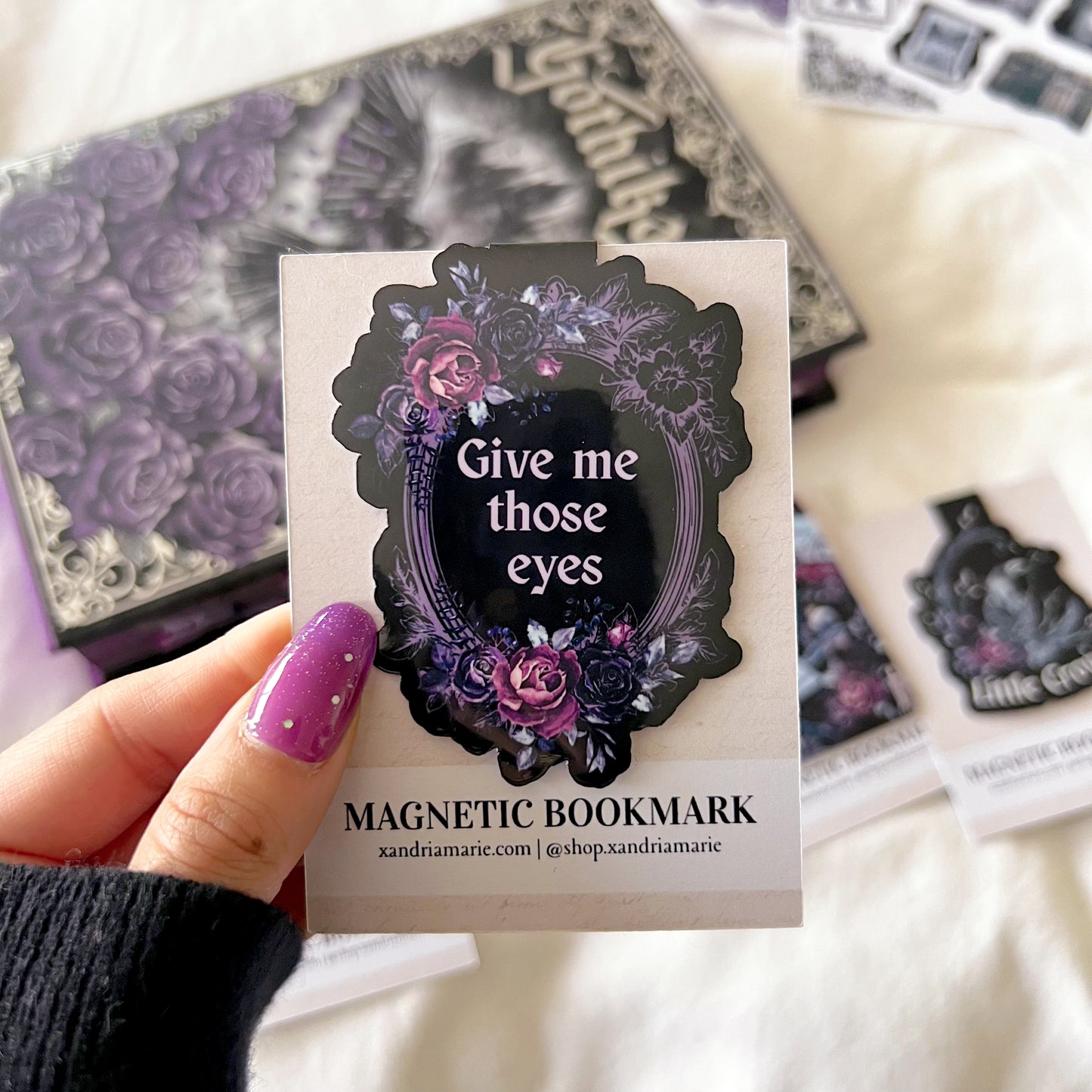 Dark Academia Romance Magnetic Bookmarks