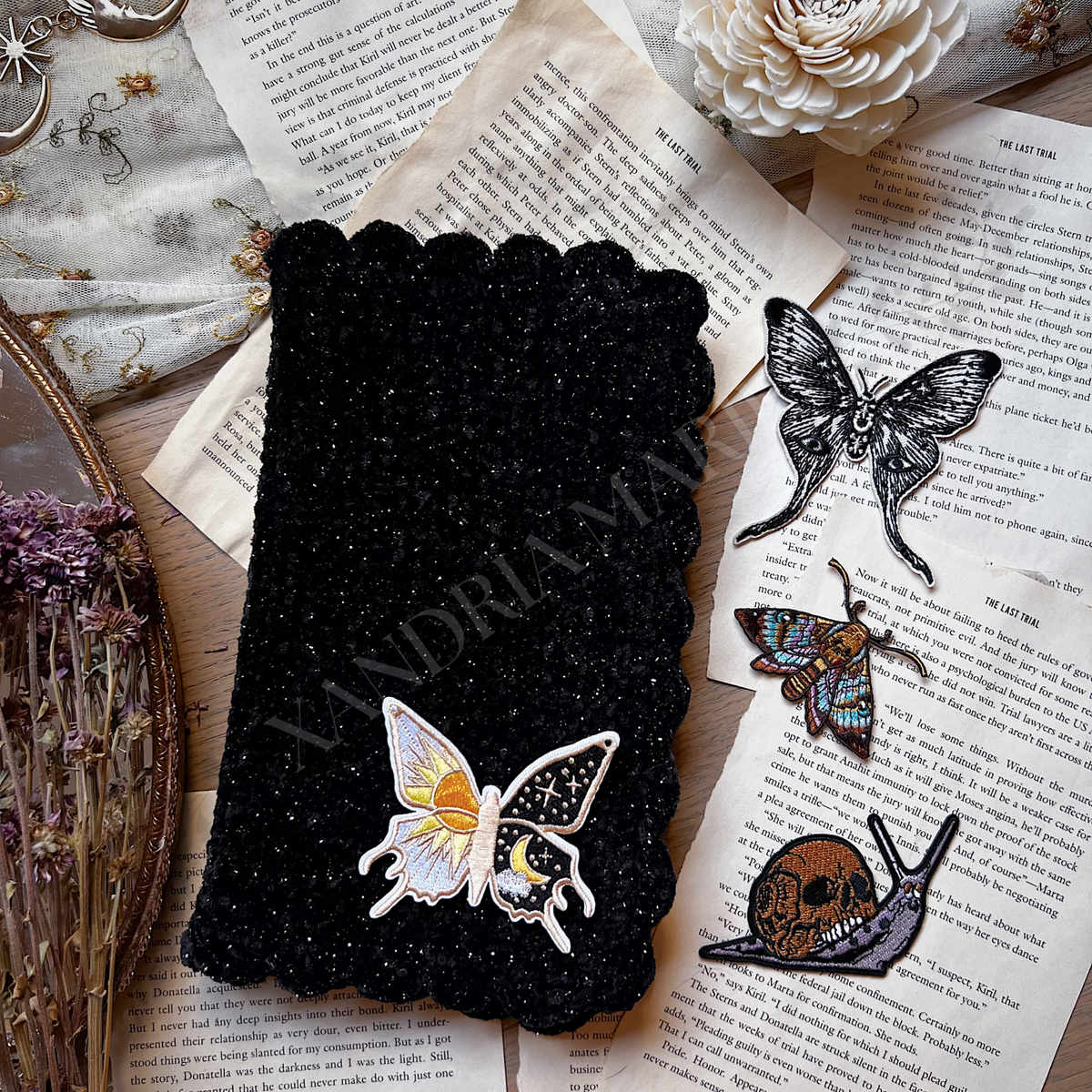 CUSTOMIZE Insects Patch Book Cover. Journal Cover