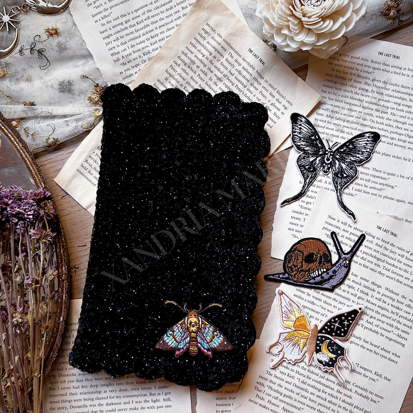 CUSTOMIZE Insects Patch Book Cover. Journal Cover