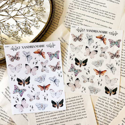 Butterflies & Moths Sticker Sheet