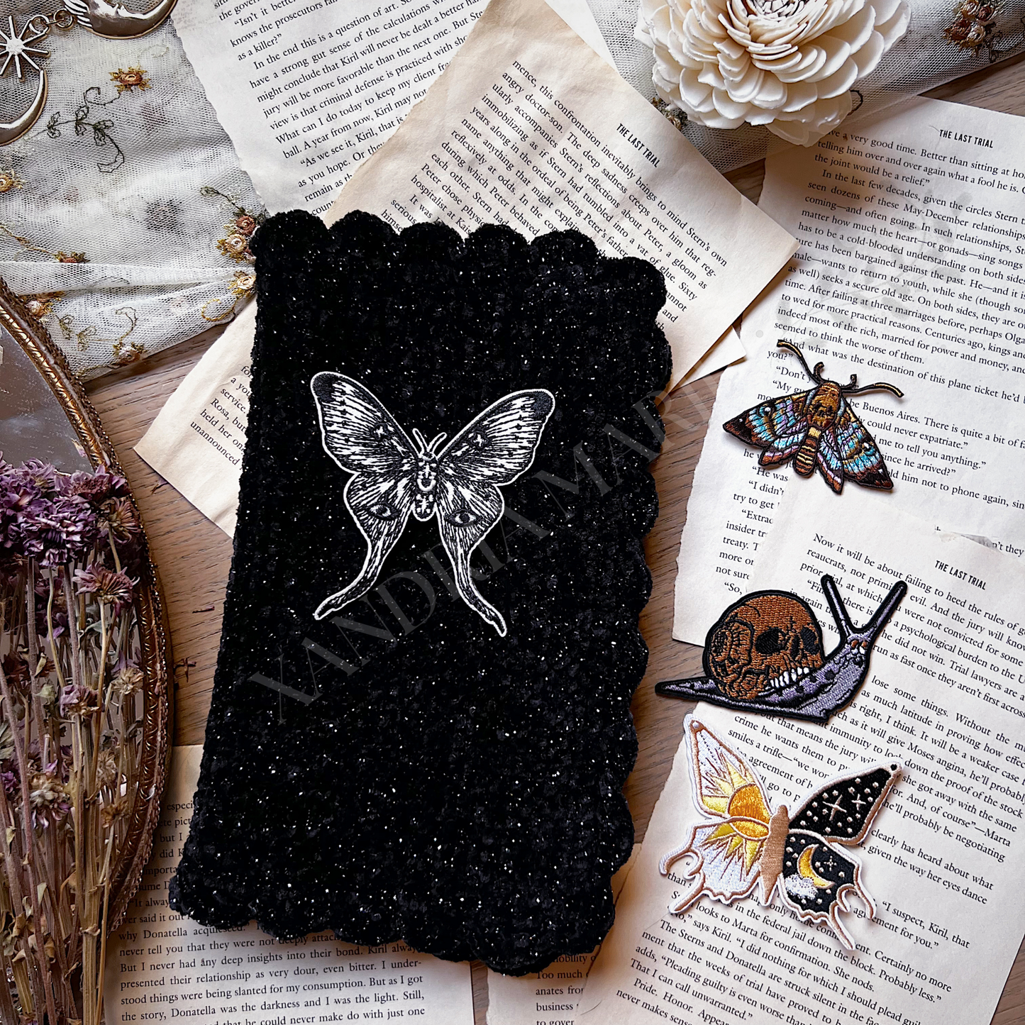 CUSTOMIZE Insects Patch Book Cover. Journal Cover