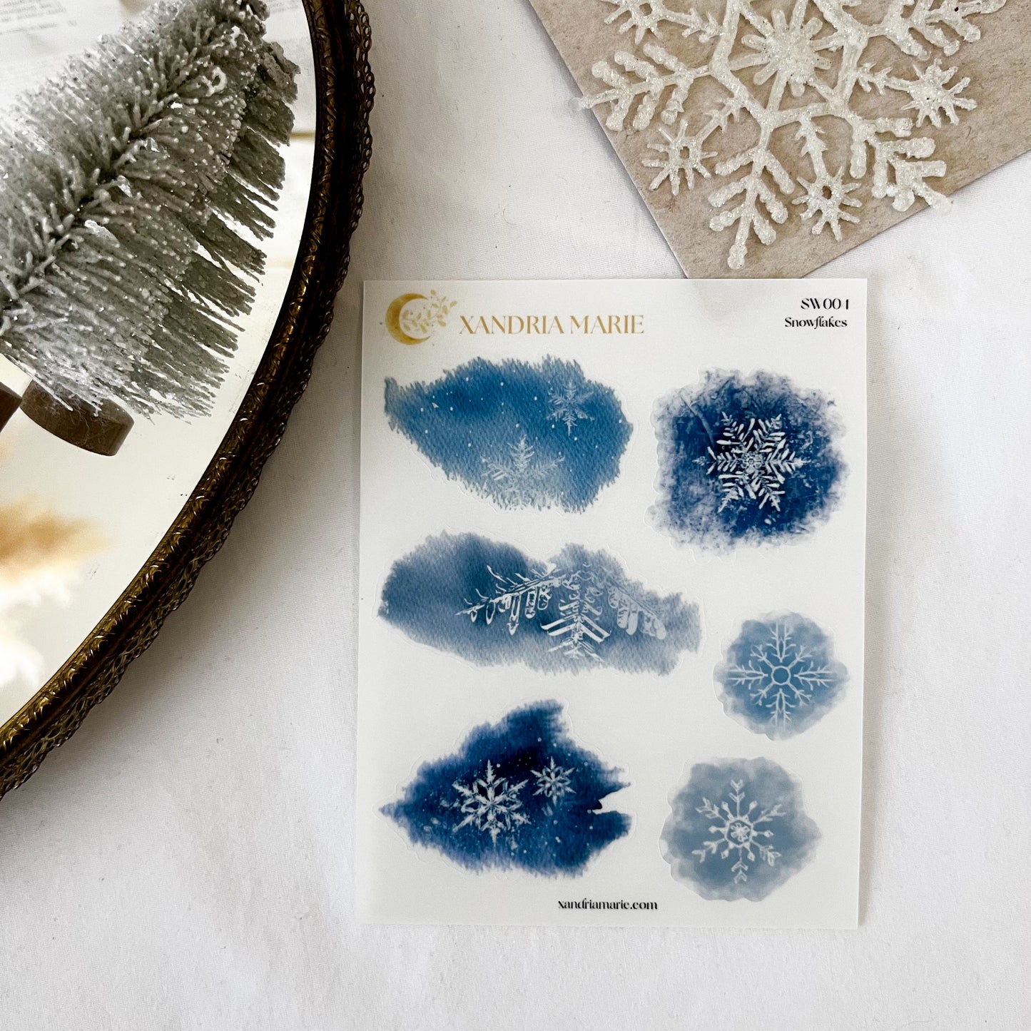 Snowflakes Sticker Sheet