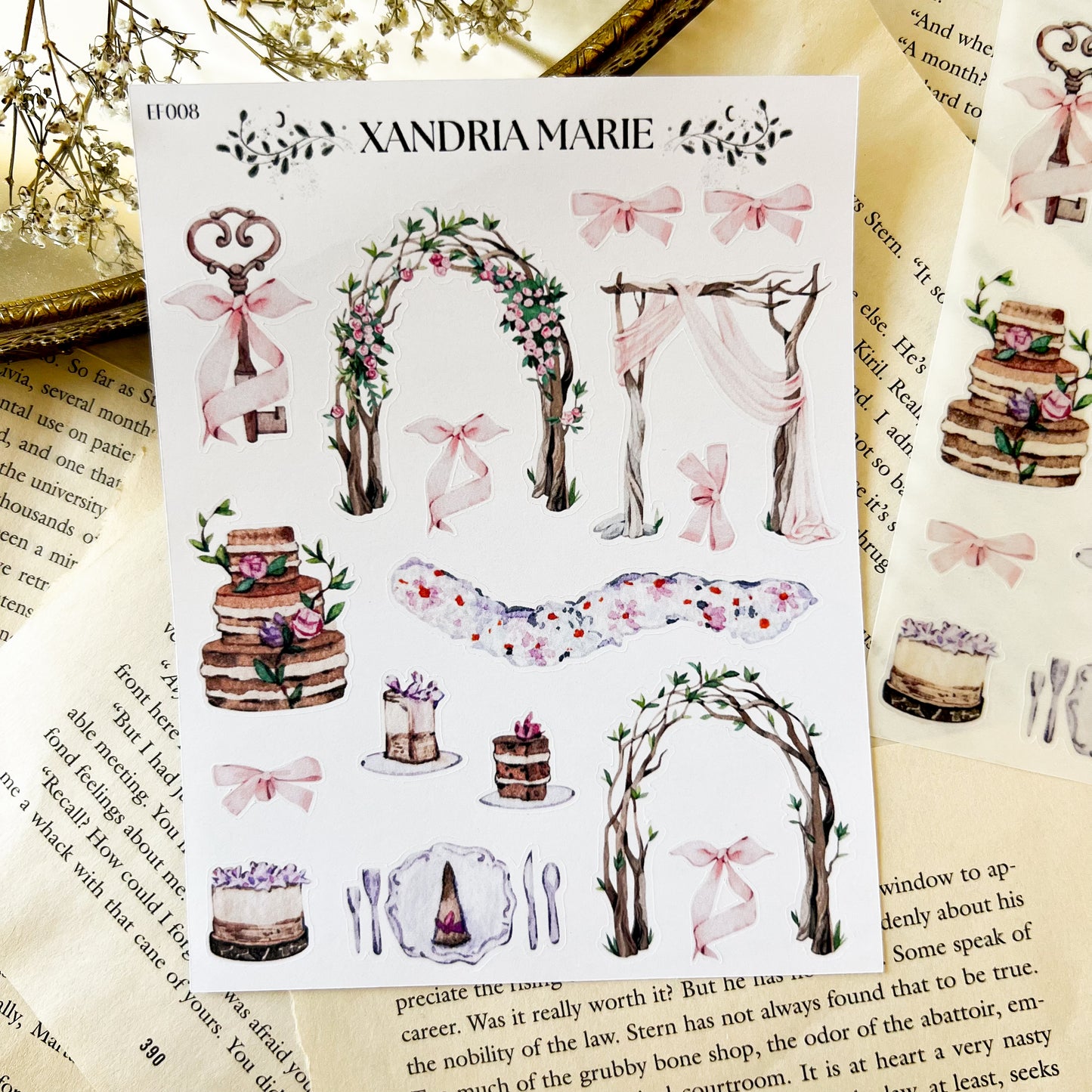 Wedding Celebration Sticker Sheet