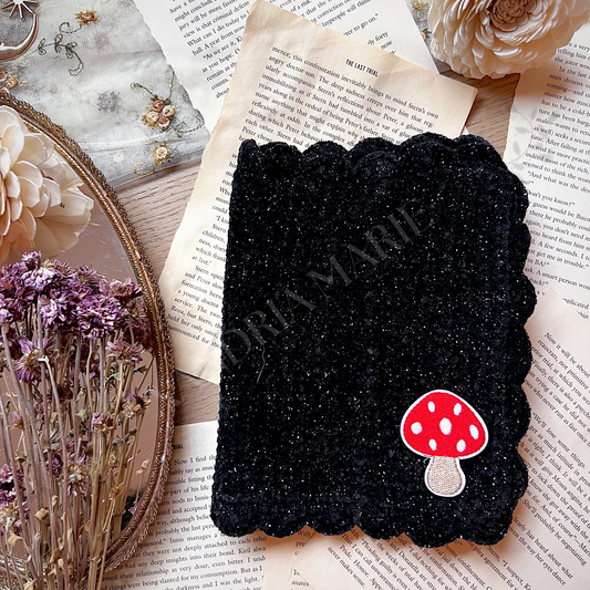 CUSTOMIZE Whimsical Mushroom Patches Book Cover. Journal Cover.