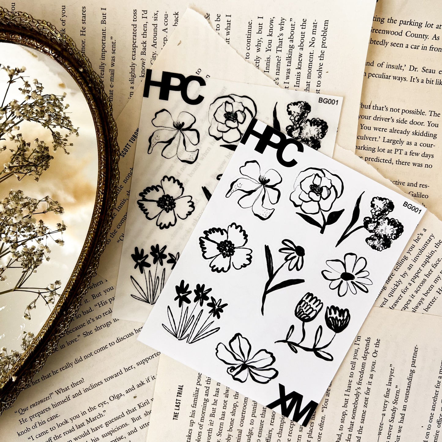 HPC x XM Flowers Sticker Sheet