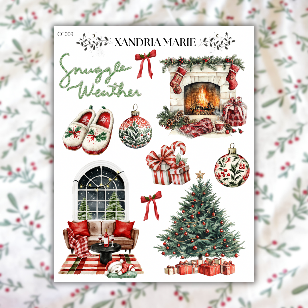 BUNDLE Coziest Christmas Collection (All 10 Sticker Sheets)