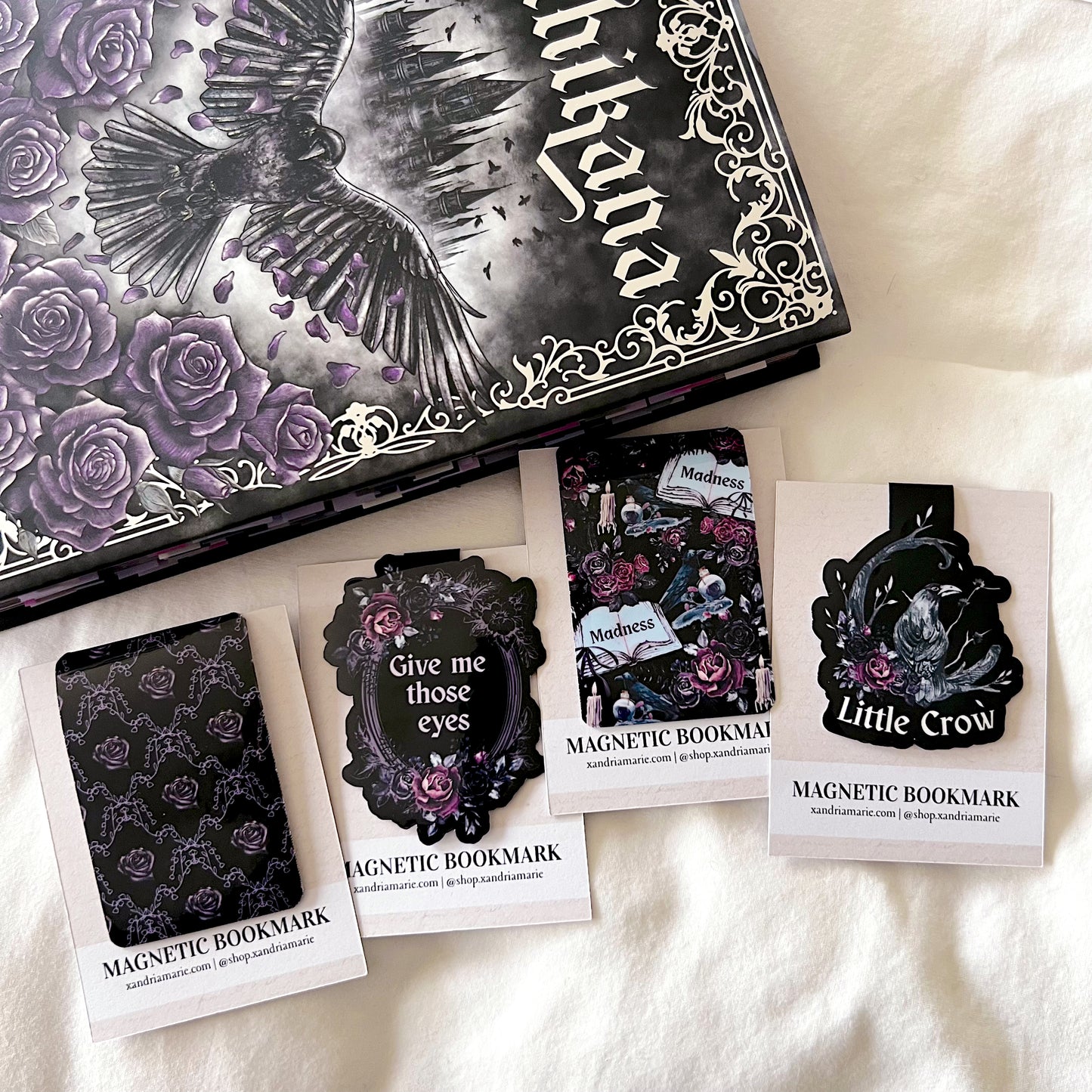 Dark Academia Romance Magnetic Bookmarks
