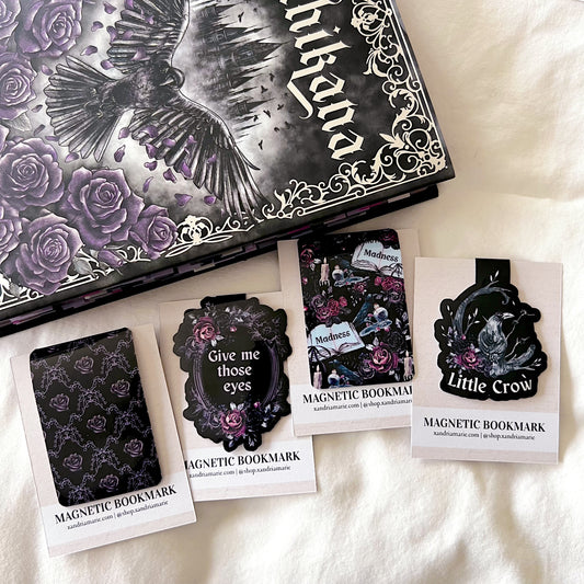 Dark Academia Romance Magnetic Bookmarks