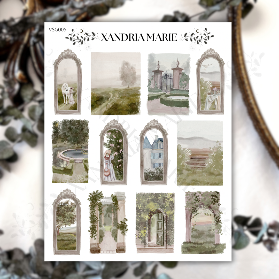 Grounds Of The Manor Sticker Sheet