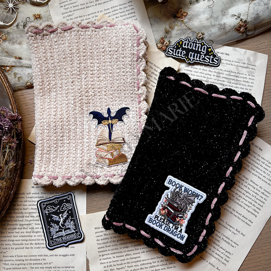 CUSTOMIZE Dragon Reader Patch Book Cover. Journal Cover.