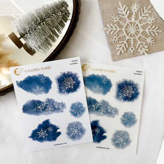 Snowflakes Sticker Sheet