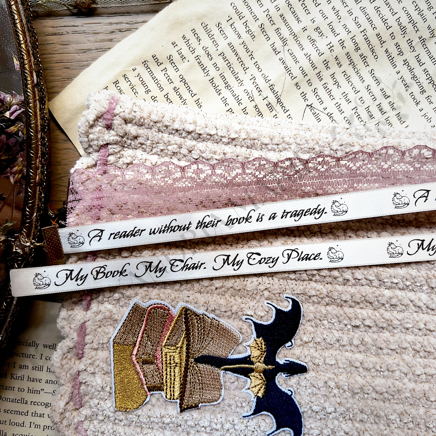CUSTOMIZE Dragon Reader Patch Book Cover. Journal Cover.