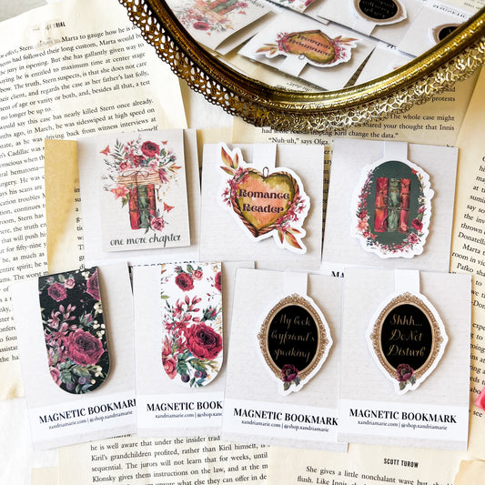 Summer Romance Magnetic Bookmarks