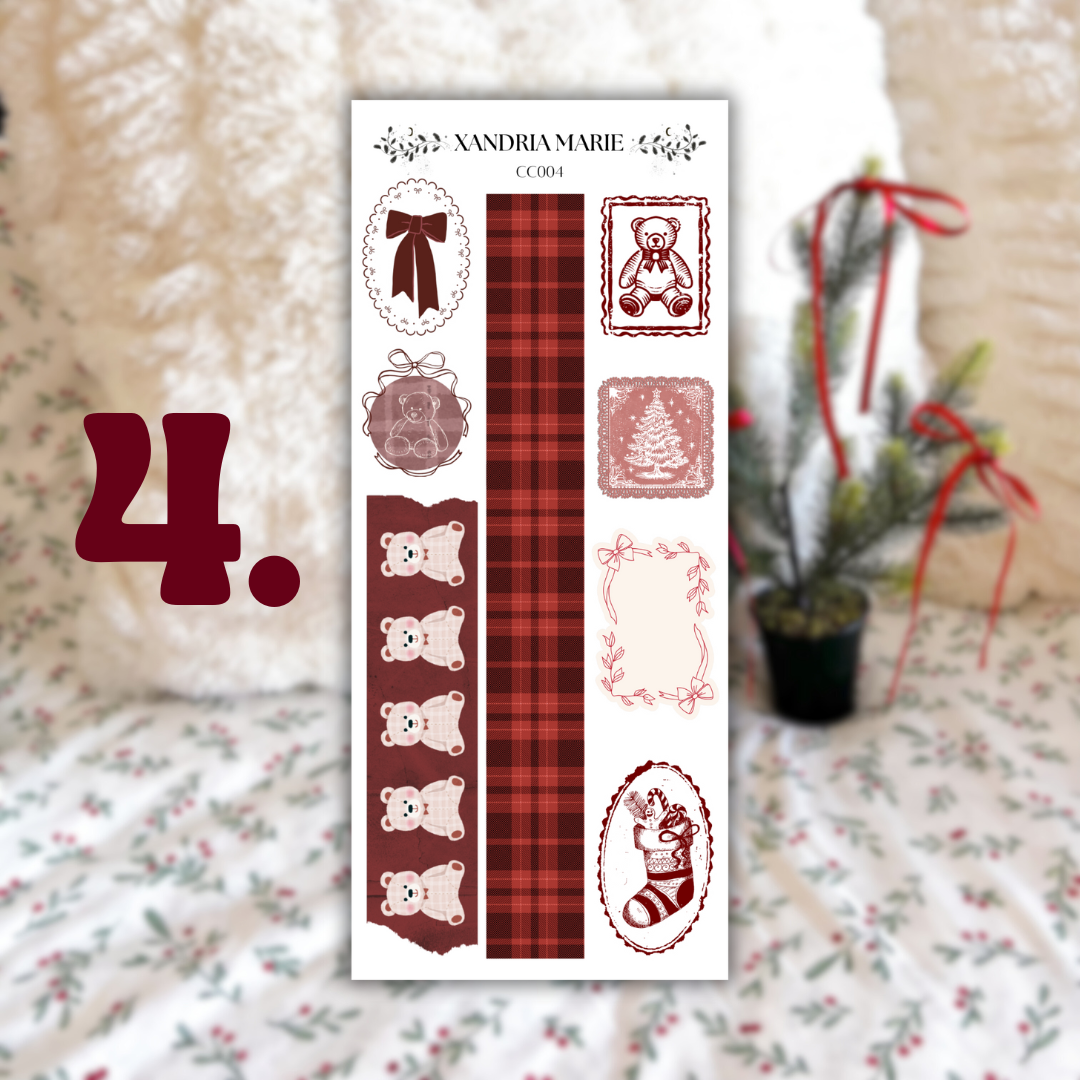 BUNDLE Coziest Christmas Collection (All 10 Sticker Sheets)