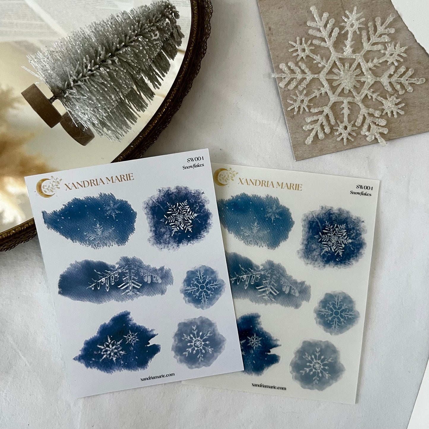 Snowflakes Sticker Sheet