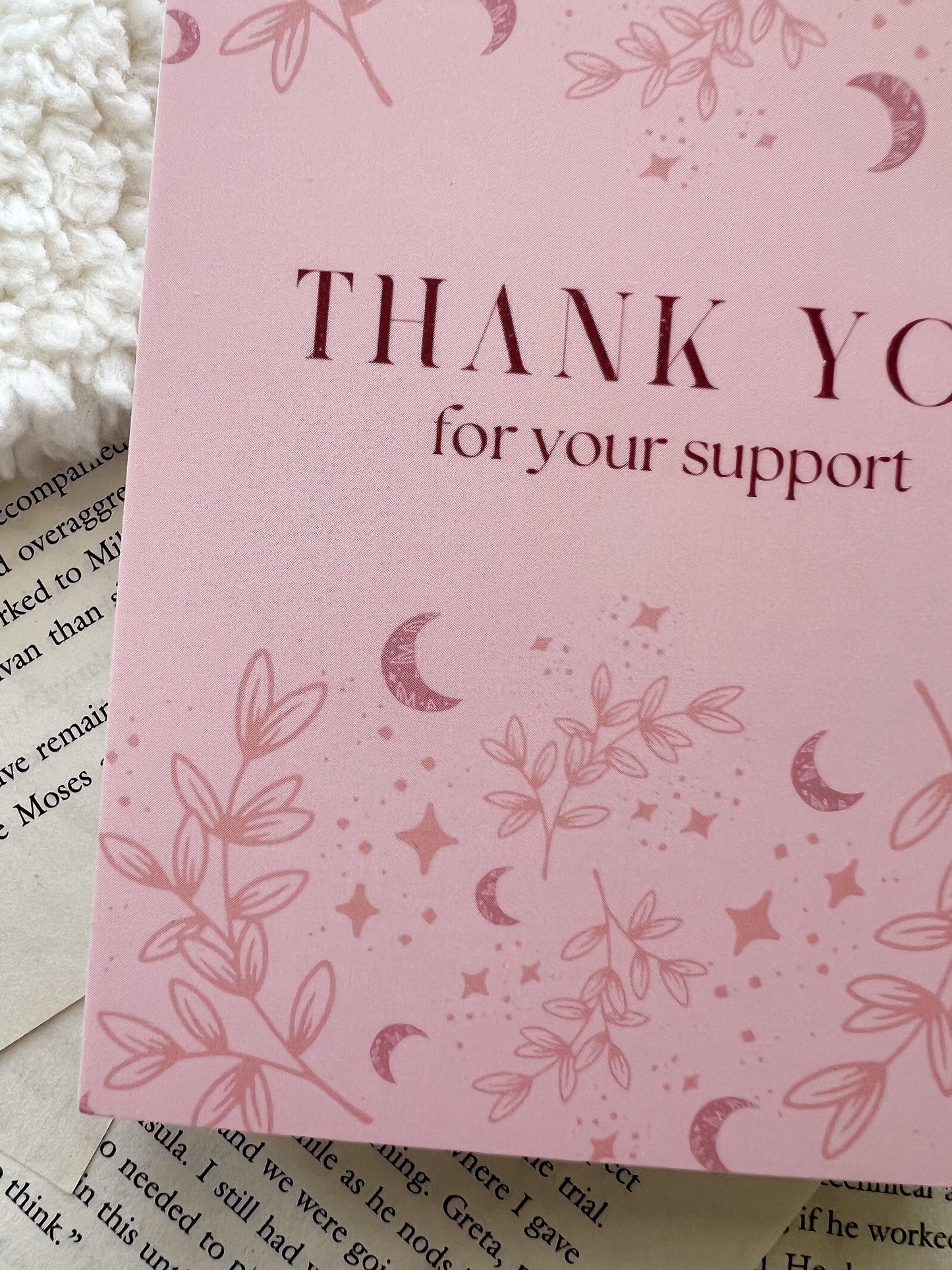 Moon Thank You Cards, Shipping Essentials, Small Business