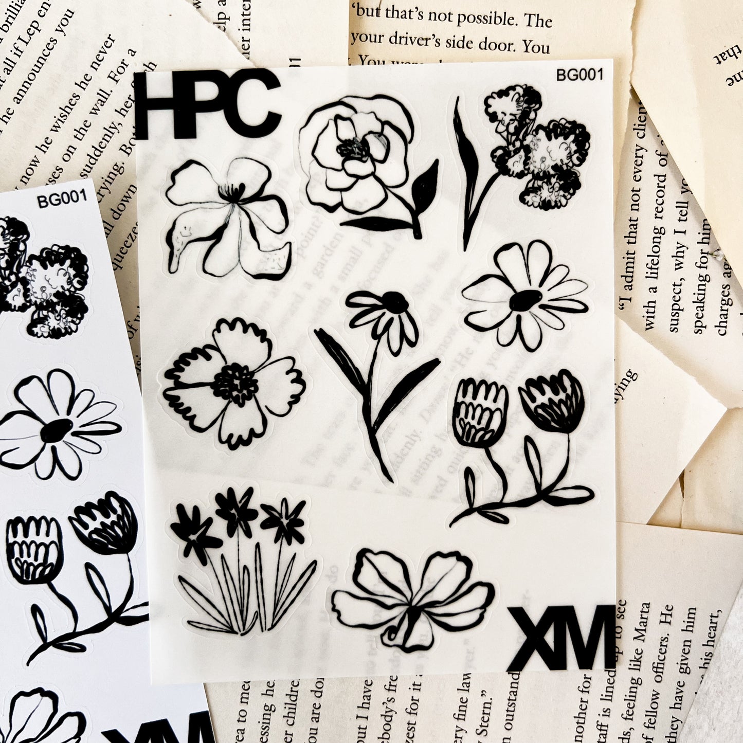 HPC x XM Flowers Sticker Sheet