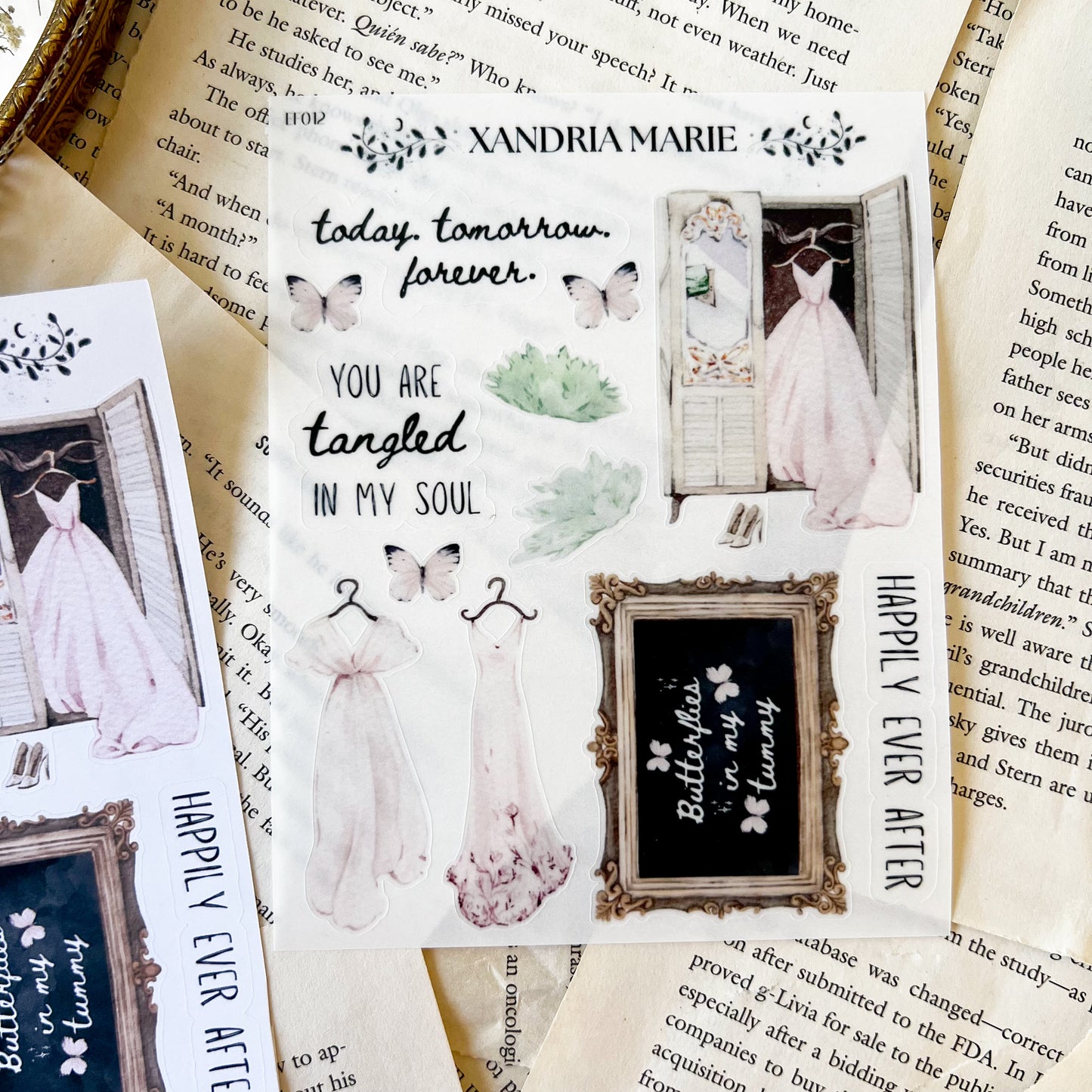 Gowns & Forever Sticker Sheet