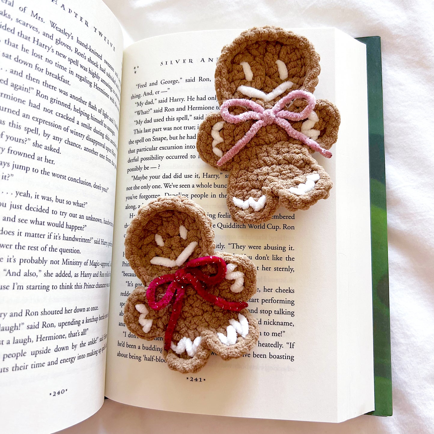 Christmas Crochet Appliqué Clips