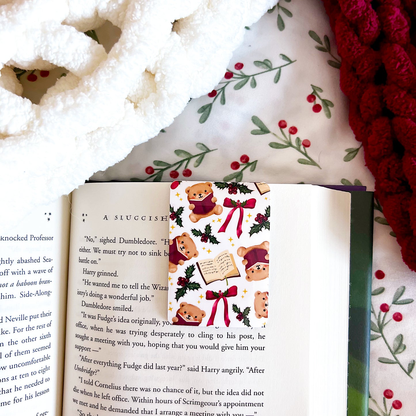 Coziest Christmas Magnetic Bookmarks