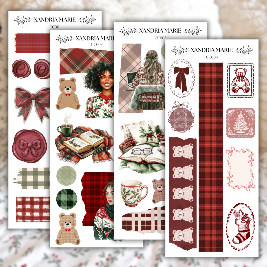 BUNDLE Coziest Christmas Collection (All 10 Sticker Sheets)
