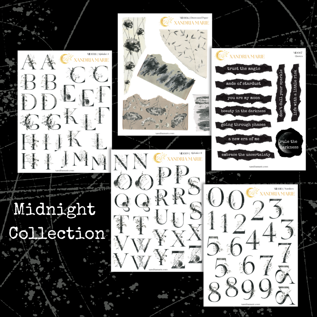 BUNDLE Midnight Collection (All 10 Sticker Sheets)