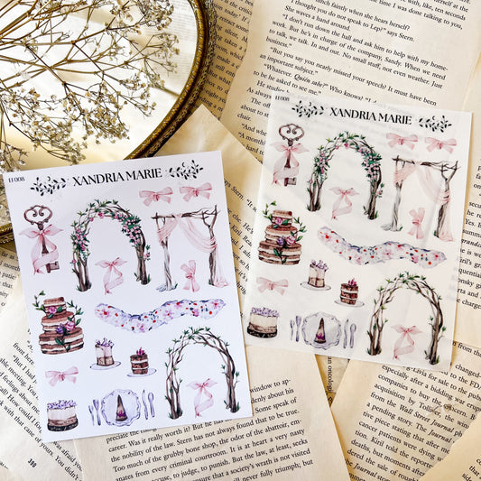 Wedding Celebration Sticker Sheet