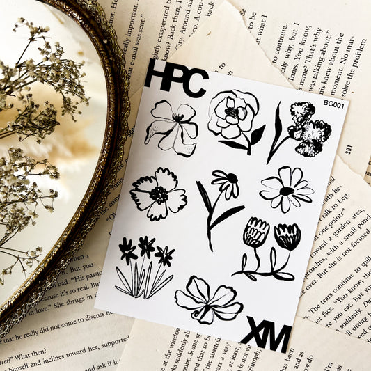 HPC x XM Flowers Sticker Sheet