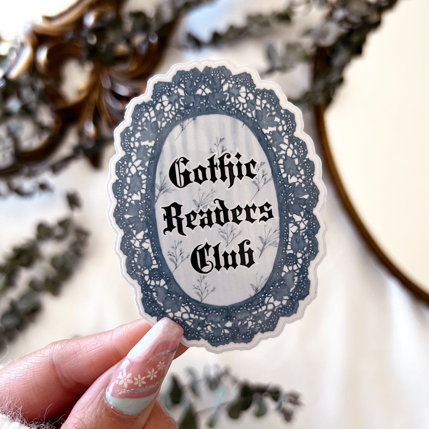Gothic Readers Club Diecut Vinyl Sticker