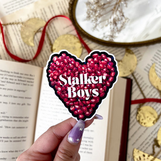 Stalker Boys- Stalker Trope Holographic Vinyl Diecut Sticker