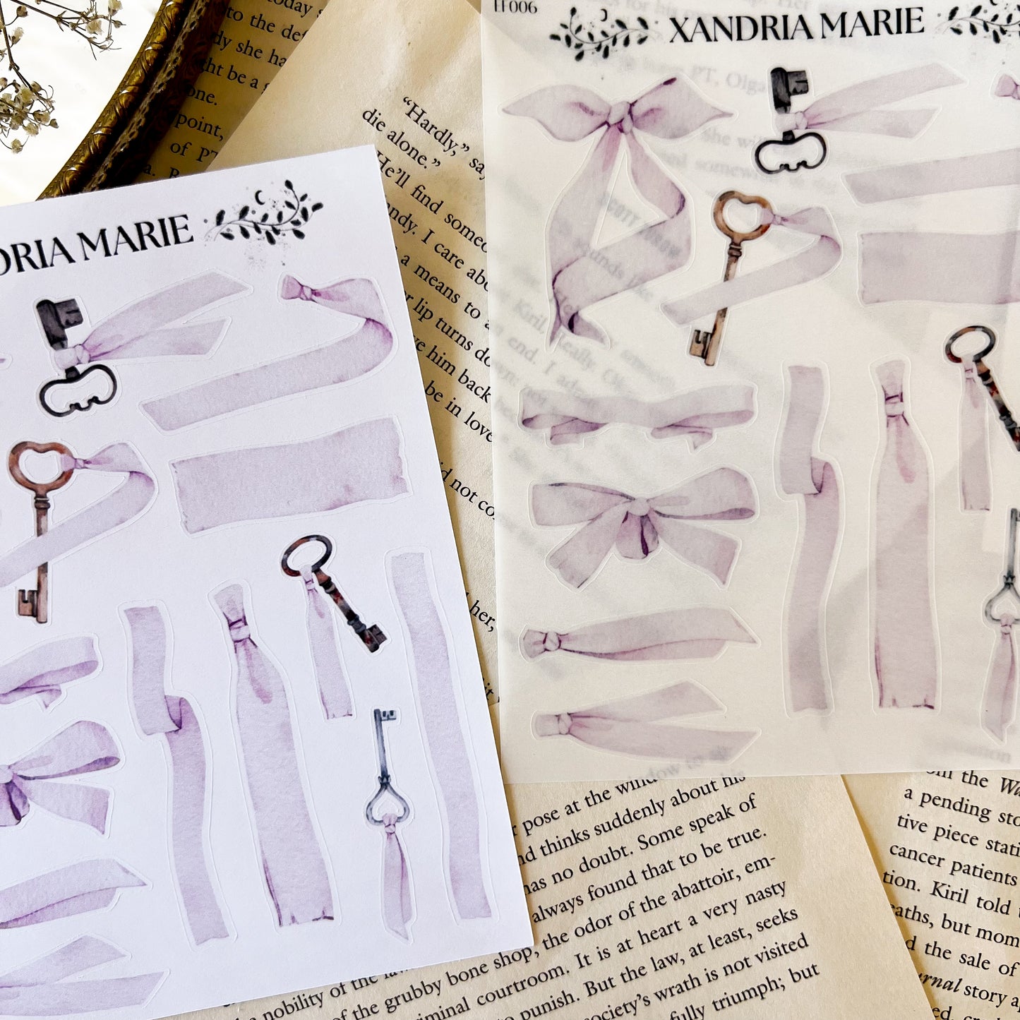 Ribbons Sticker Sheet