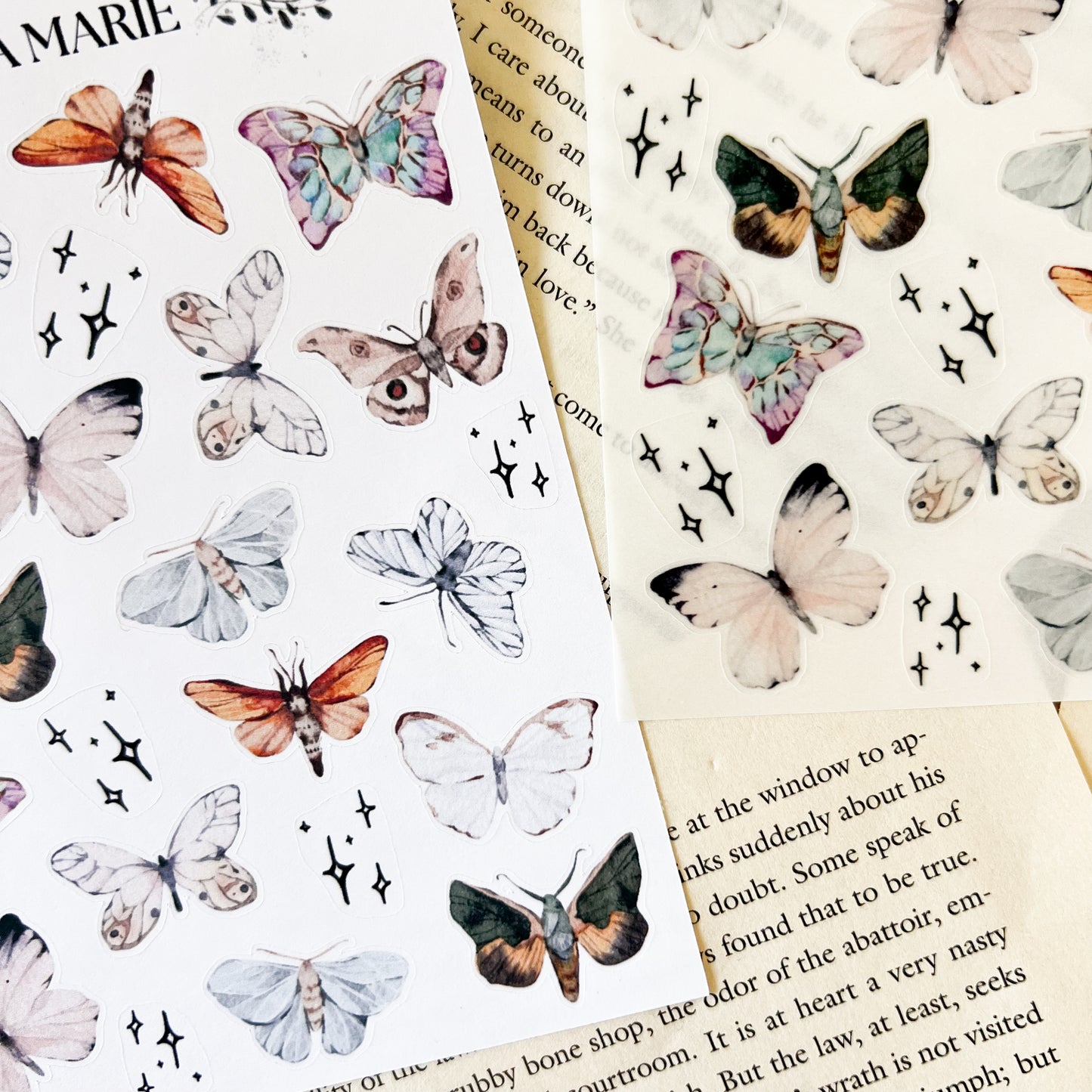 Butterflies & Moths Sticker Sheet