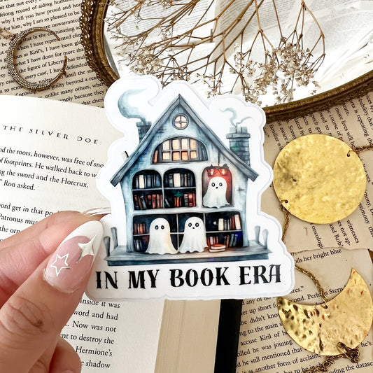 In My Book Era Holographic Diecut Vinyl Sticker