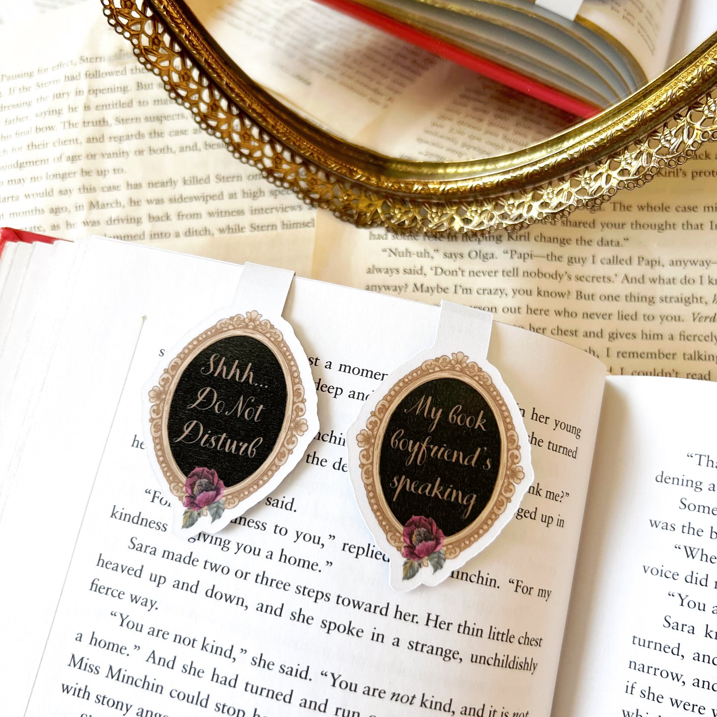 Summer Romance Magnetic Bookmarks