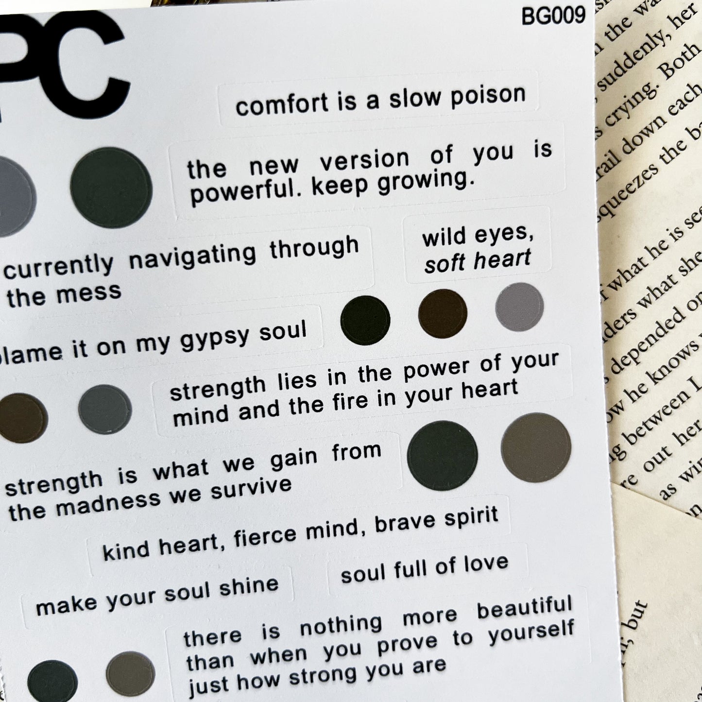 HPX x XM Quotes Sticker Sheet