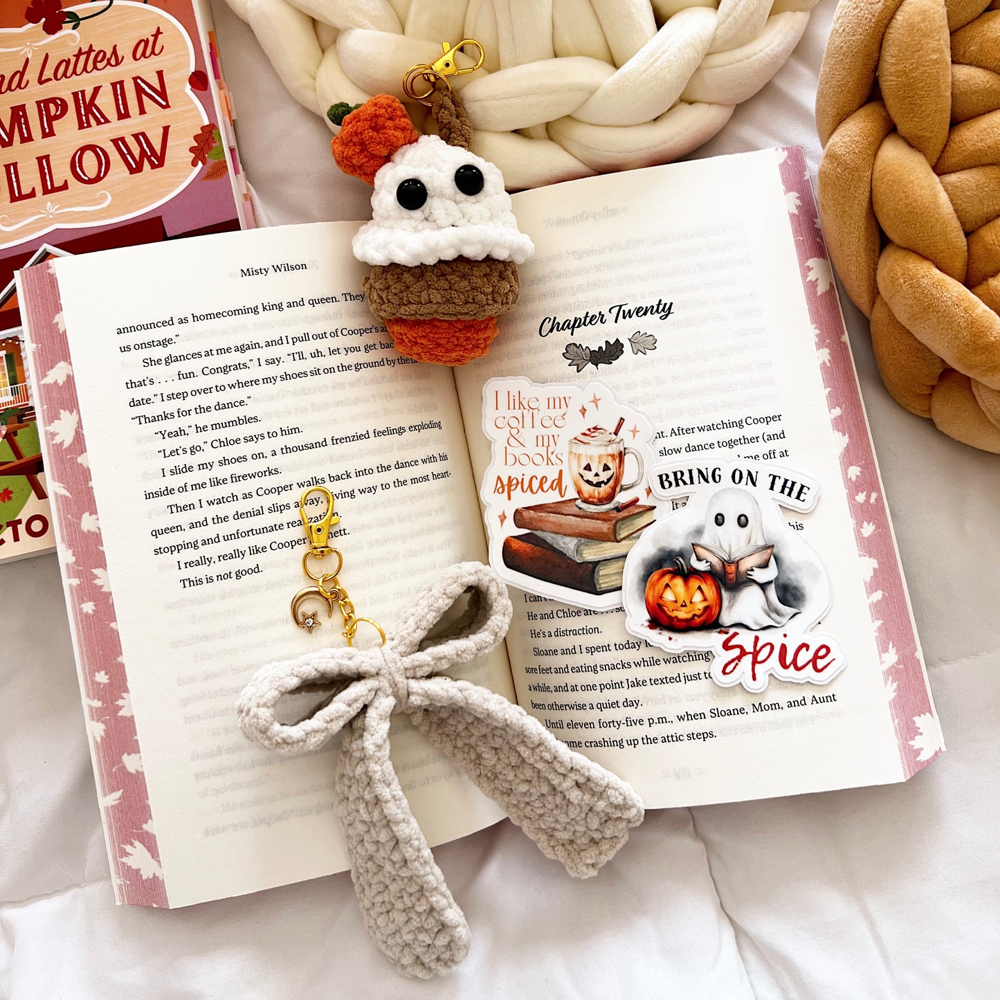 Boo! I’m Spiced Crochet Keychain