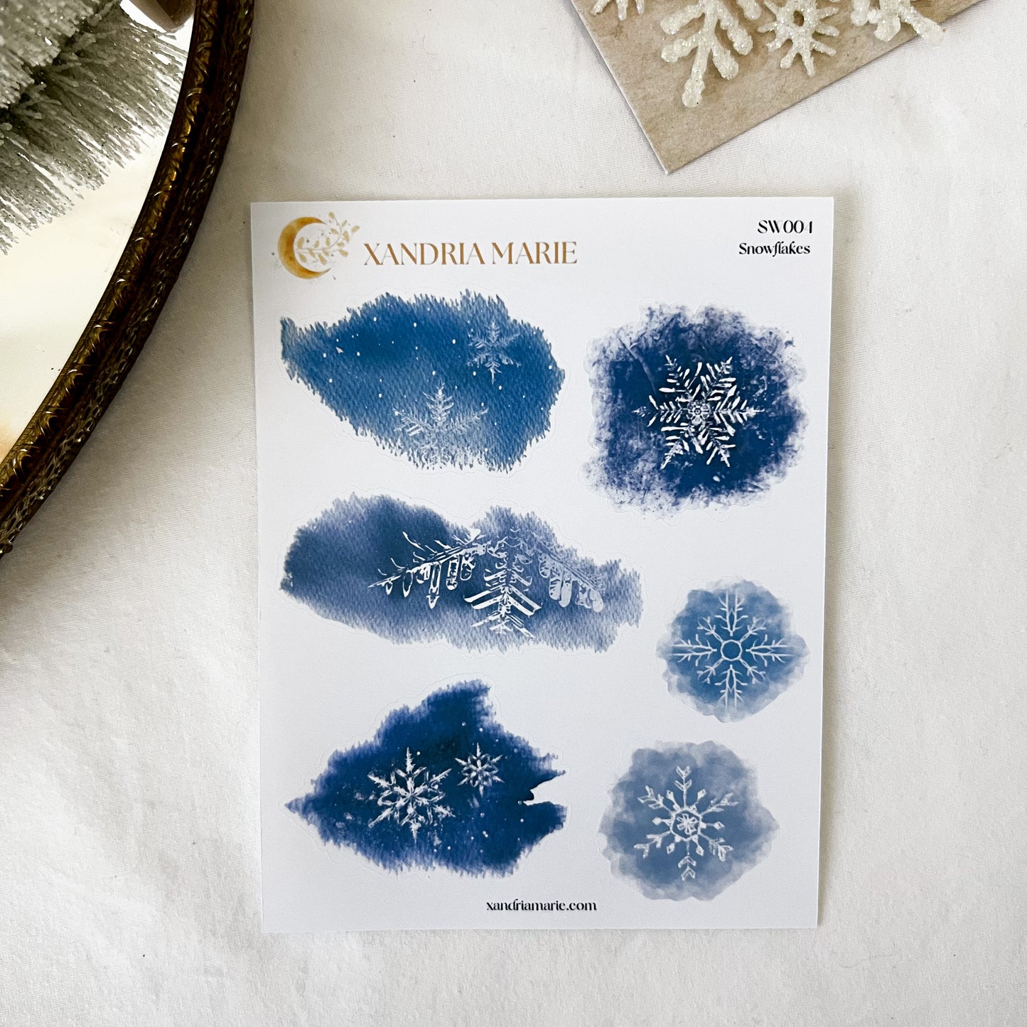 Snowflakes Sticker Sheet