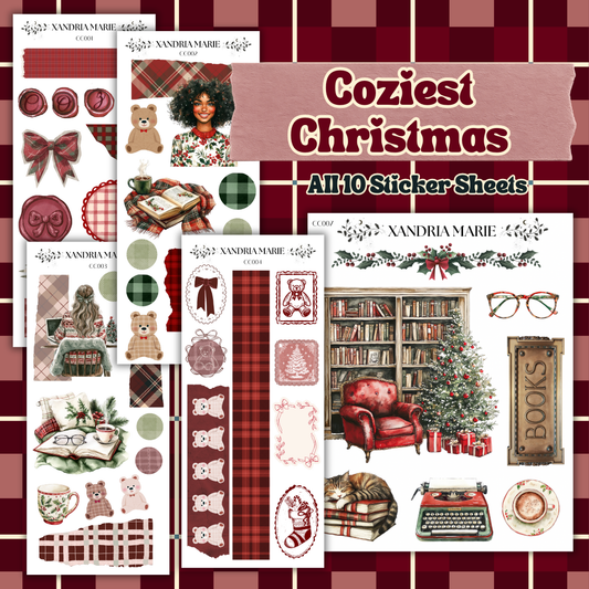 BUNDLE Coziest Christmas Collection (All 10 Sticker Sheets)