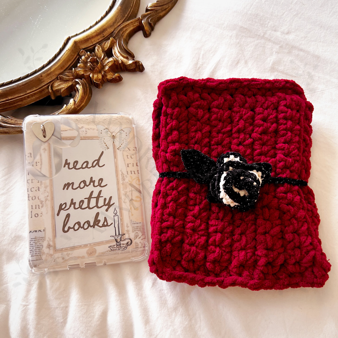 LIMITED Crochet Rose Horizontal Kindle Sleeve