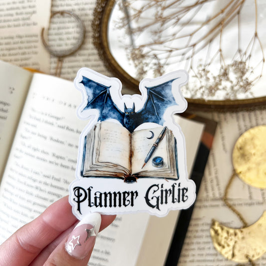 Planner Girlie Vinyl Diecut Sticker